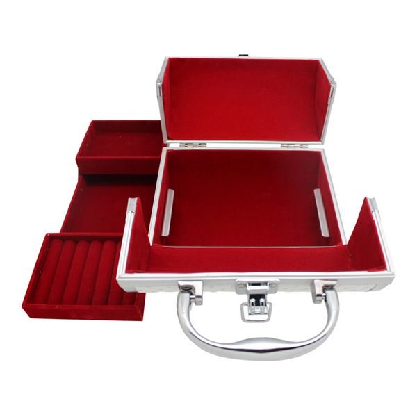 UNIQ Beauty Box / Aluminium jewellery box, white - Jewelry Box