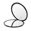 UNIQ Miroir double face compact avec grossissement 10x - Noir - | Fashiongirl