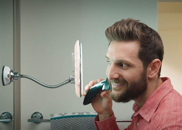 Miroir flexible UNIQ avec éclairage LED et grossissement 10x - | Fashiongirl
