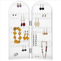 Présentoir à bijoux pliable UNIQ pour boucles d'oreilles et colliers - 2 côtés - | Fashiongirl