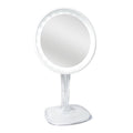 Miroir de maquillage LED UNIQ Halo avec grossissement 10x - Blanc - | Fashiongirl
