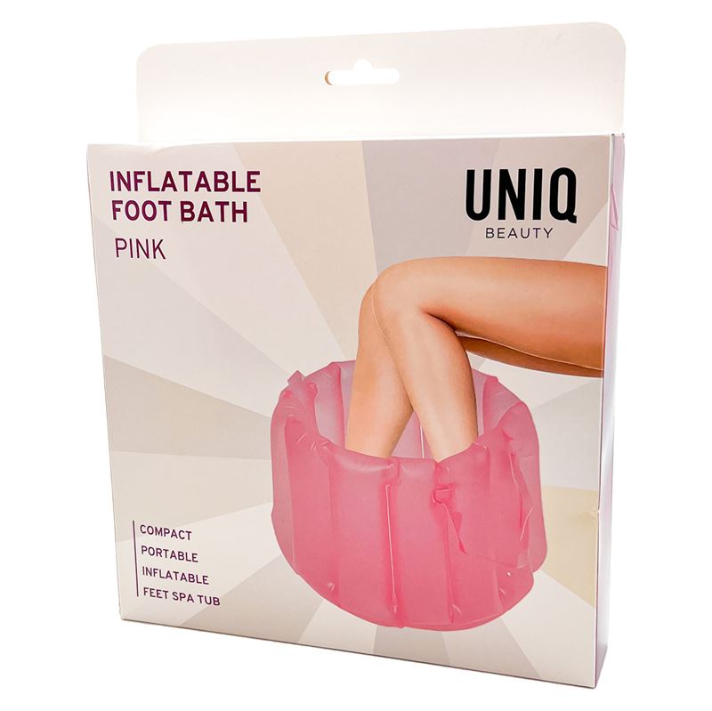 Bain de pieds gonflable UNIQ - Rose - Une expérience pratique et confortable - | Fashiongirl