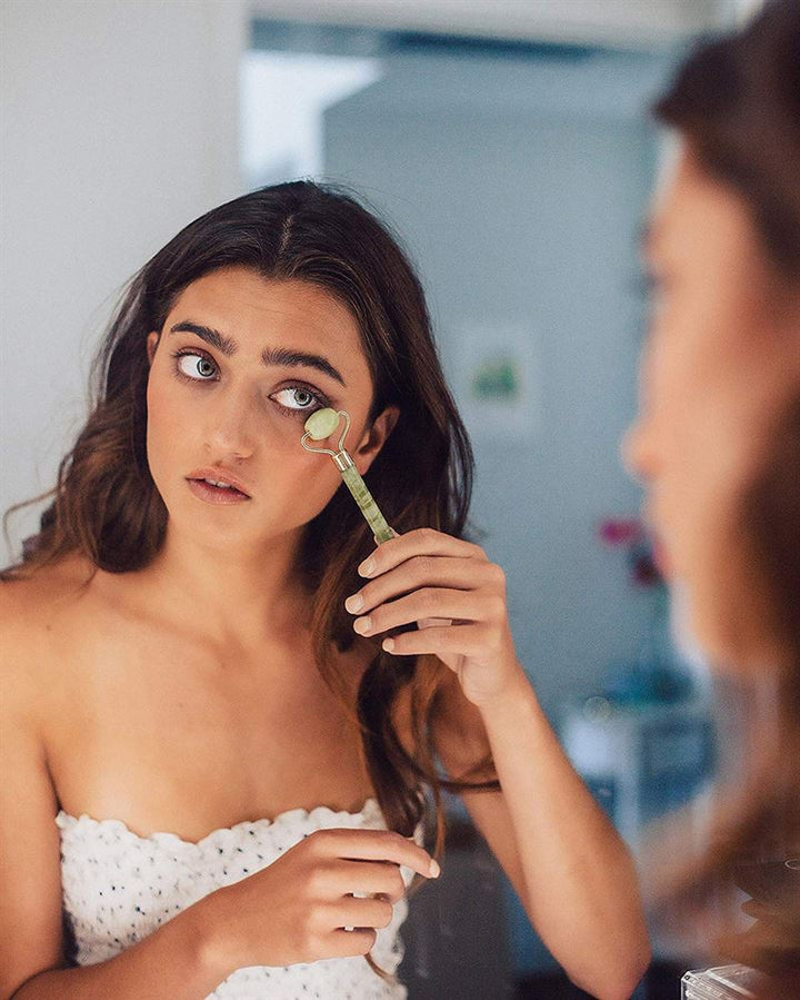 Rouleau UNIQ Jade - Rouleaux pour le visage pour une belle peau - Noir - | Fashiongirl