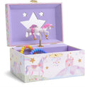 Boîte à bijoux UNIQ Kids avec ballerine musicale (licorne) - Rose/Blanc - Boîte à bijoux