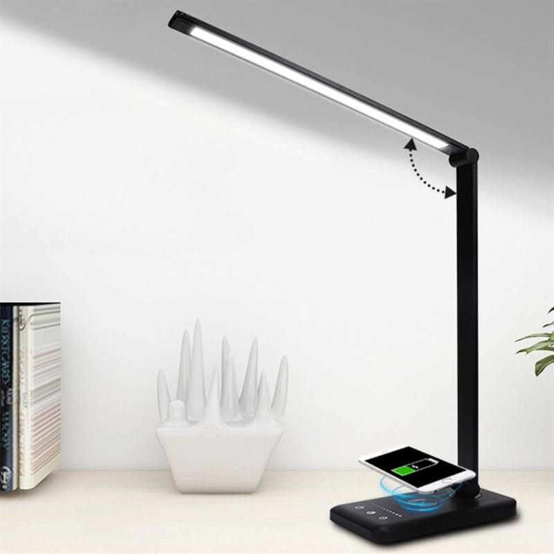 Lampe de table LED UNIQ pour manucure avec recharge sans fil - Noir - | Fashiongirl