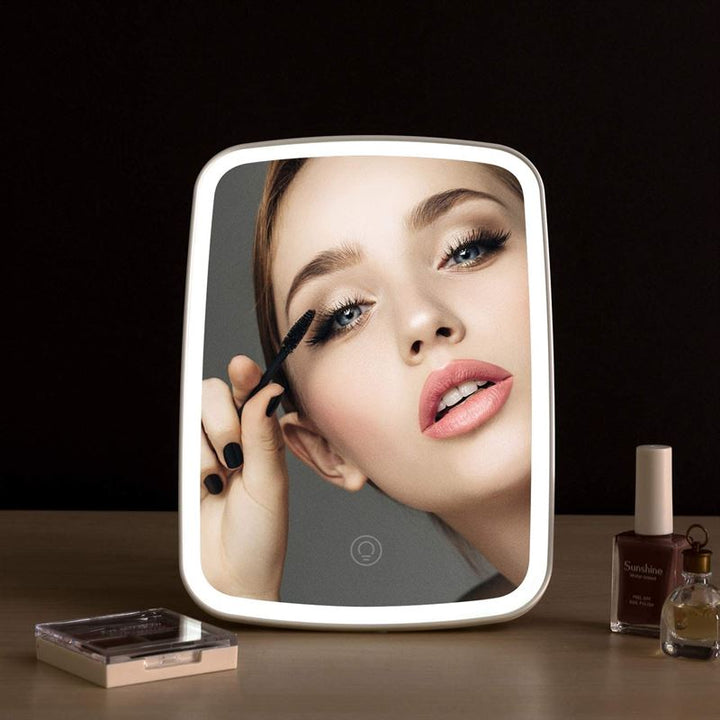 Miroir de maquillage UNIQ avec éclairage LED tactile réglable - blanc - | Fashiongirl