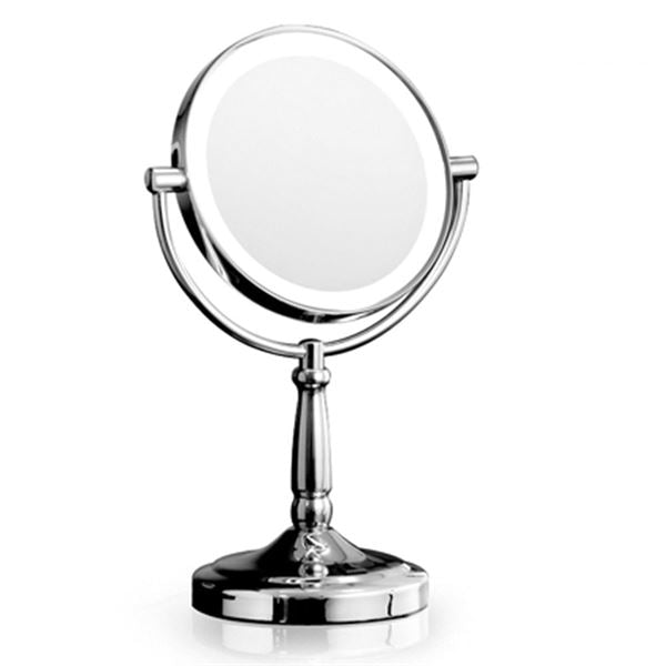 Miroir de maquillage UNIQ avec éclairage et grossissement 5x, moyen - | Fashiongirl
