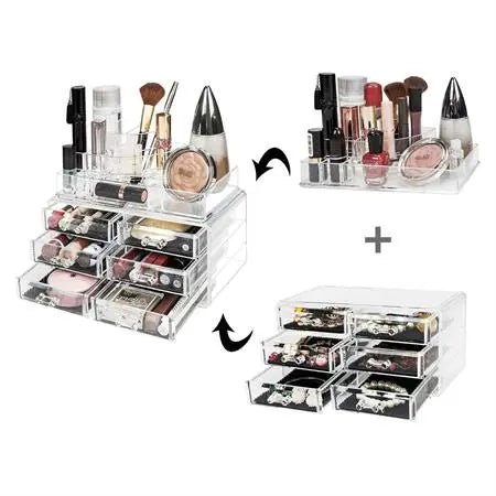 UNIQ Makeup Organiser with 6 drawers - Transparent - SF - 1158 (U340) - Organiser