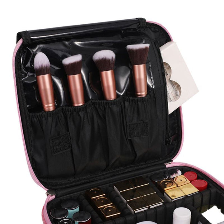 UNIQ makeup travel bag - Toiletry bag / Cosmetic bag for all your makeup - Rose - | Fashiongirl