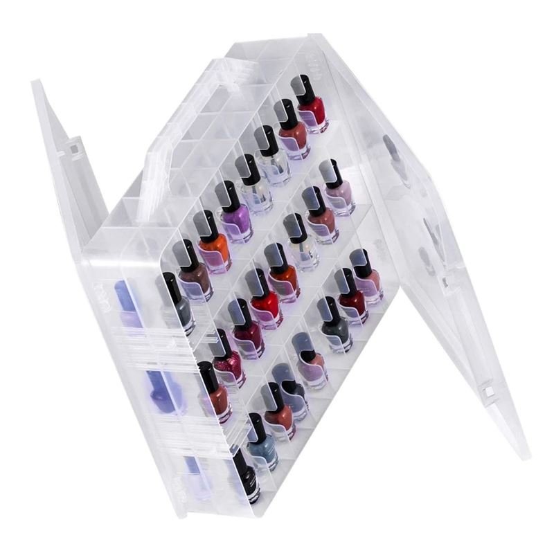 UNIQ Nail Polish Universal Organiser - storage with 48 compartments - | Fashiongirl