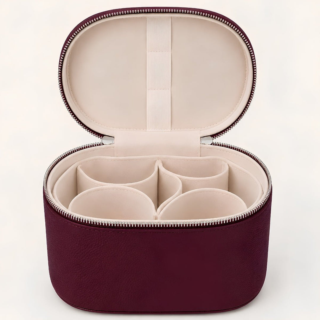 UNIQ Noemie Travel Beauty Case Organizer - Burgundy – image 10