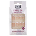 Faux ongles à coller UNIQ - French classique - | Fashiongirl
