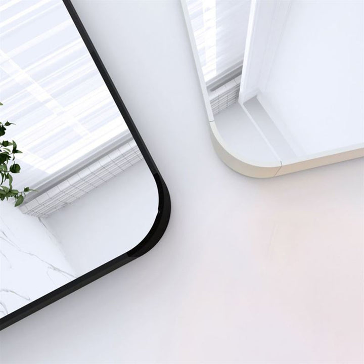 Miroir mural/de sol UNIQ Replica en aluminium/verre, 80 x 180 cm - Noir - | Fashiongirl
