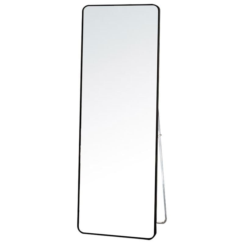 Miroir mural/de sol UNIQ Replica en aluminium/verre, 80 x 180 cm - Noir - | Fashiongirl