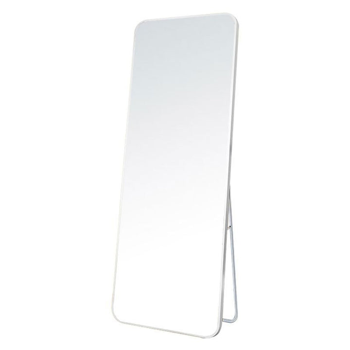 Miroir mural/miroir sur pied UNIQ en aluminium/verre, 80 x 180 cm - Blanc - | Fashiongirl