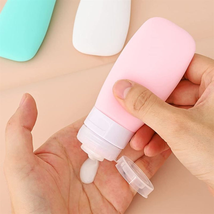 UNIQ Reusable Silicone Travel Bottles - 4 tubes (60ml) - | Fashiongirl
