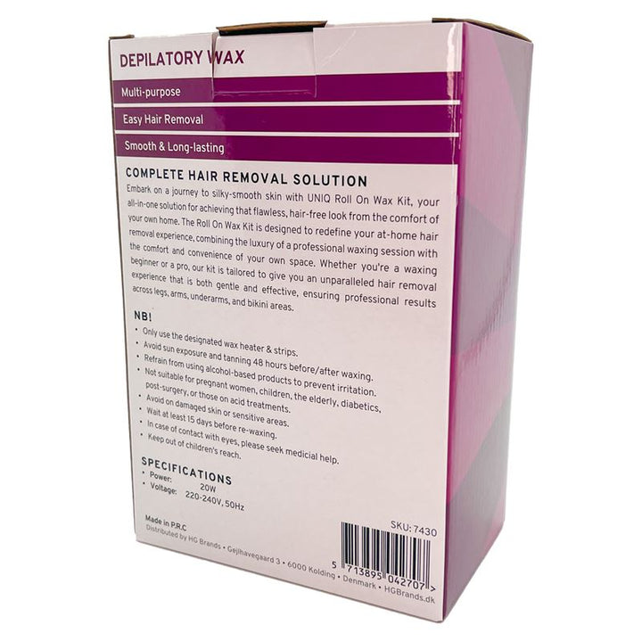 UNIQ Roll On Wax Kit - Professional Wax Hair removal at home - | Fashiongirl