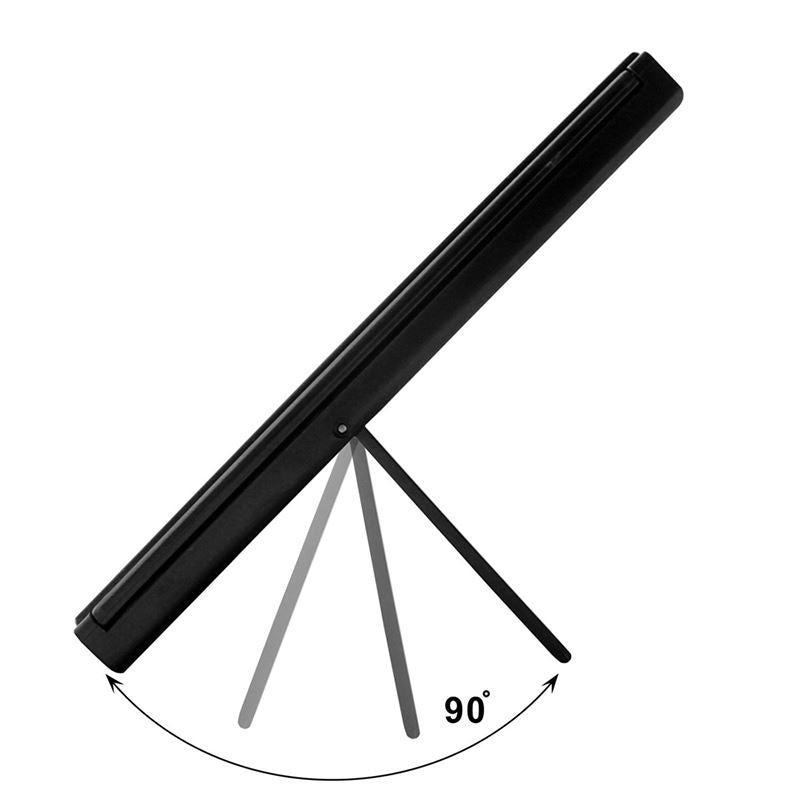 Miroir de maquillage pliable UNIQ Vanity Tri avec éclairage LED, noir - | Fashiongirl