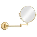 Miroir mural UNIQ avec grossissement 10x - Or - | Fashiongirl