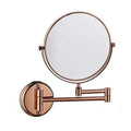 Miroir mural UNIQ avec grossissement 10x - Or rose - | Fashiongirl