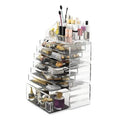 Organiseur UNIQ XXL avec 12 tiroirs et 16 compartiments - Transparent - Organiseur