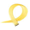 Jaune, 50 cm - Crazy Colour Clip On - | Fashiongirl