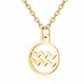 Collier zodiaque : Verseau - Zodiaque, Or - | Fashiongirl