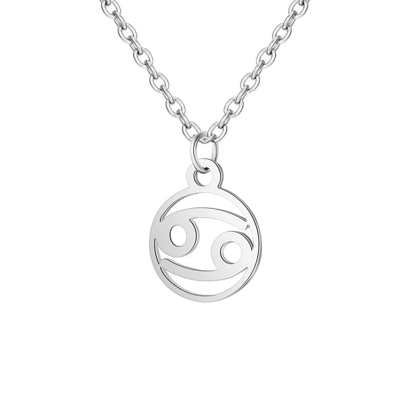 Zodiac Necklace: Cancer - Zodiac, Silver - | Fashiongirl