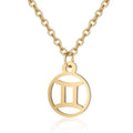 Collier Zodiac : Gémeaux - Zodiac, Or - | Fashiongirl