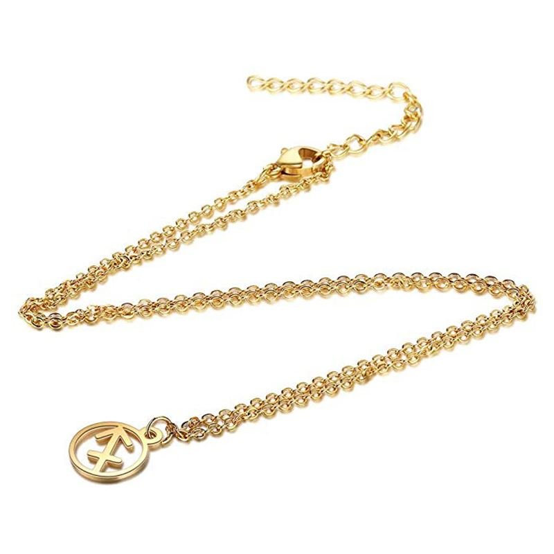 Zodiac Necklace: Sagittarius - Zodiac, Gold - | Fashiongirl
