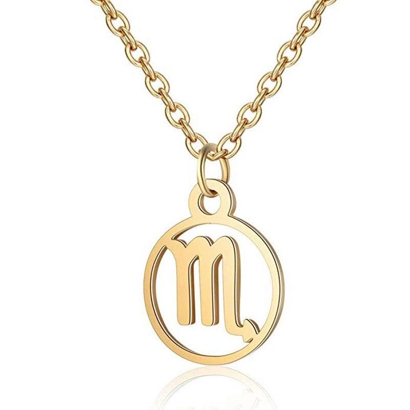 Zodiac Necklace: Scorpio - Zodiac, Gold - | Fashiongirl