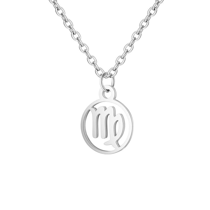 Zodiac necklace: Virgo - Zodiac, Silver - | Fashiongirl